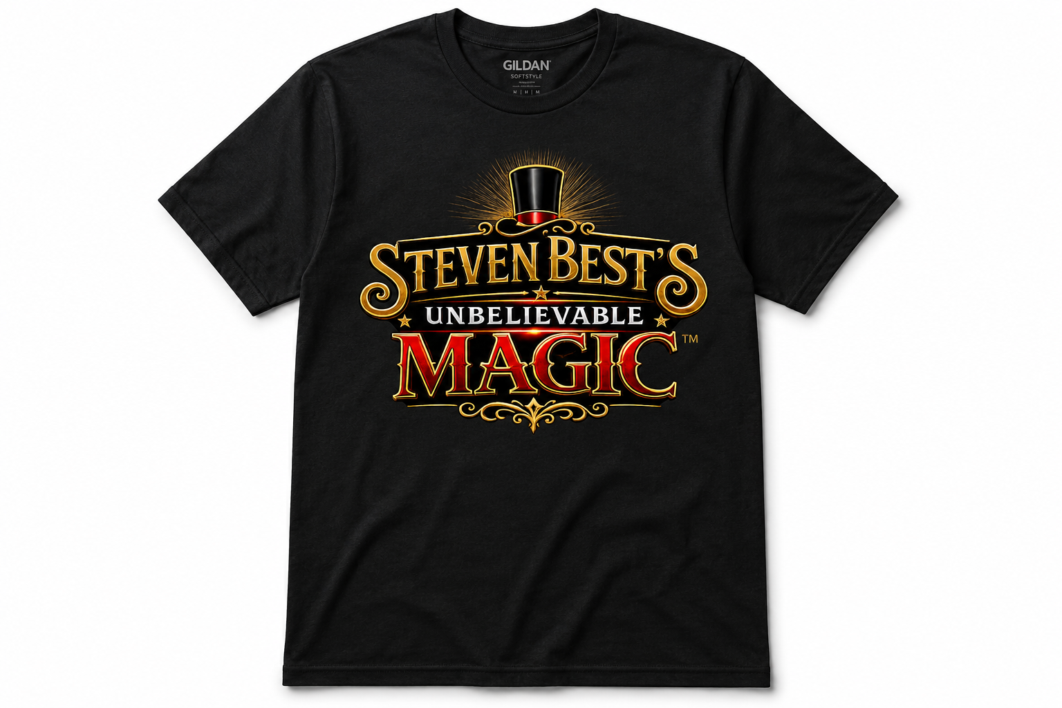 Steven Best’s Unbelievable Magic: Logo T-Shirt